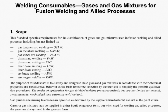 AWS A5.32M/A5.32  pdf free download