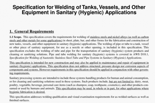 AWS D18.3/D18.3M  pdf free download