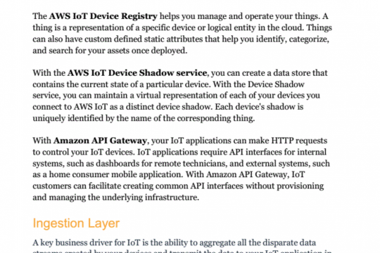 AWS-IoT-Lens pdf free download