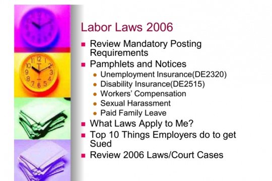 Labor Laws pdf free download